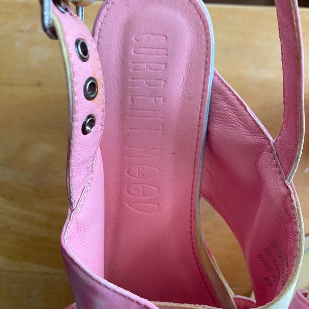 Current Mood Tie-Dye Platform Sandals With Adjustable Strap - Picture 6 of 6